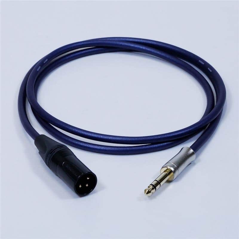 Noah'sark PASSGO BLUE TXM Cable (1.5m) (Passgo Blue) (Line Cable/Monitor Speaker Cable) (TRS-XLR Male) (6.3 (3-pole) - XLR (M)) (Made in Japan) image 1