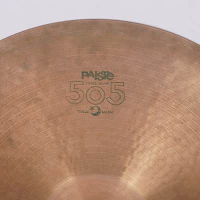 PAISTE | 505 | CRASH | HEAVY | 20"-20" image 2
