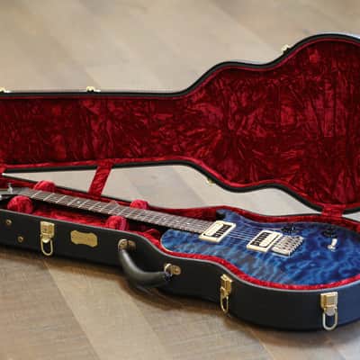 2003 PRS Custom 22 Single-Cut Electric Guitar Whale Blue Quilt 10 Top + Case image 20