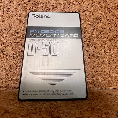 Roland D-50 -Rom Card -  PN - D50 - 02 - Decay Group - D550