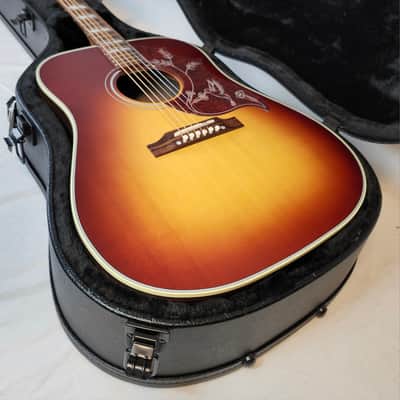 Mint Gibson Hummingbird Studio Rosewood Acoustic Electric Guitar, Satin Rosewood Burst, W/Case 2025 image 2