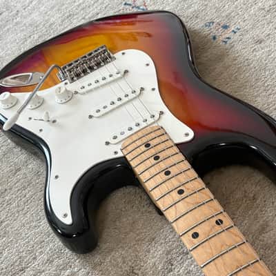 Fernandes FST-60 '80 Vintage MIJ Stratocaster Type Electric Guitar Made in Japan Stone "ISHI" Logo image 5