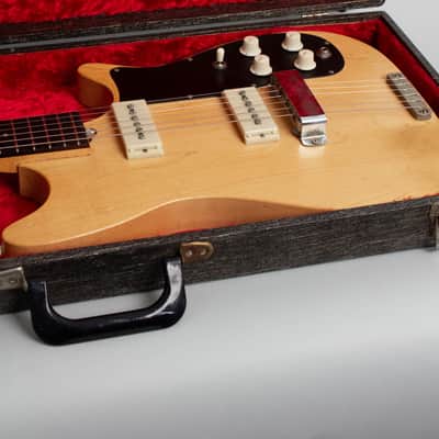 Carvin #32-SGB Solid Body Electric Guitar (1962), original black hard shell case. image 12