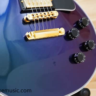 Gibson Exclusive M2M Les Paul Custom - Hemisphere Shift - Black Back Gloss image 8