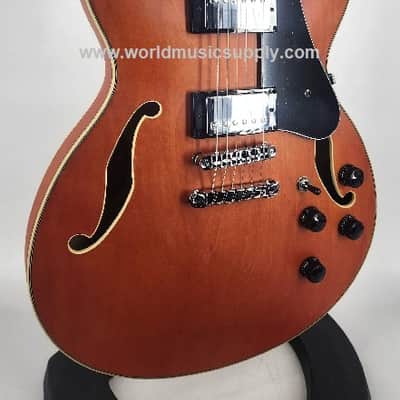 Ibanez Ibanez AS73TTF AS Artcore Electric Guitar - Tangerine Flat image 2