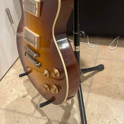 Eastman SB59/v-GB Antique Varnish Series Solid Body Single Cutaway 2010s - Goldburst image 4