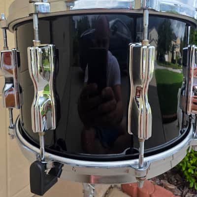 RARE 🥁😱💥🥁Tama  Artstar Cordia Mastercraft 8x14  80's  - Piano Black image 8