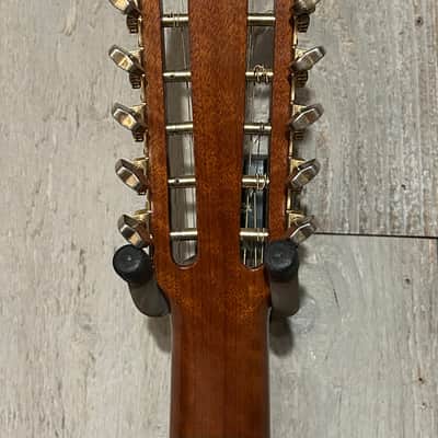 Rare 1978 Daion THE '78 Heritage 12-String Made in, Mahogany Stain Gloss Finish Slotted Headstock , Pro Setup Hard Shell Case image 14