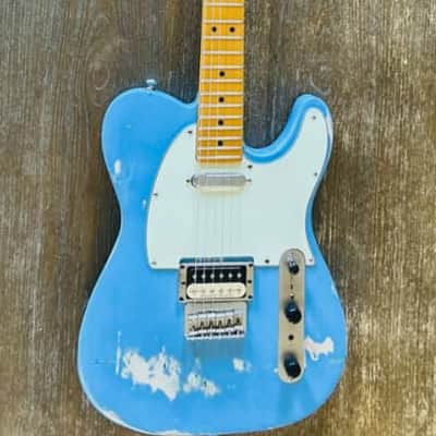 Fender Modern Player Plus Telecaster - Relic’d Blue image 2