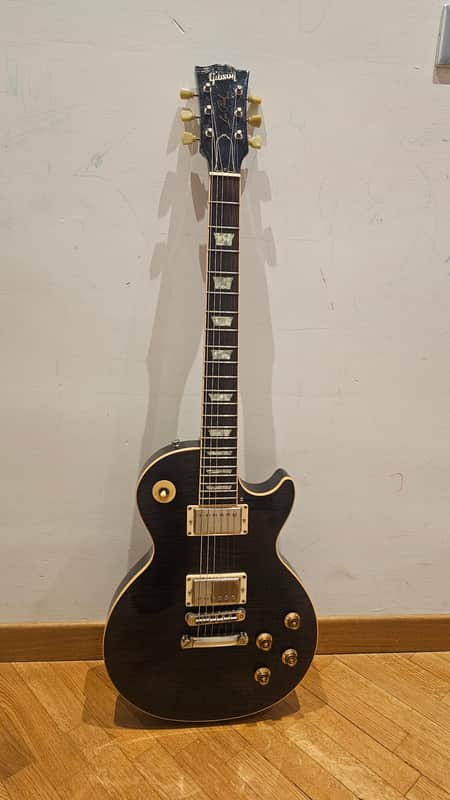 Gibson Les Paul Standard with '60s Neck Profile 2003 - Trans Black image 1