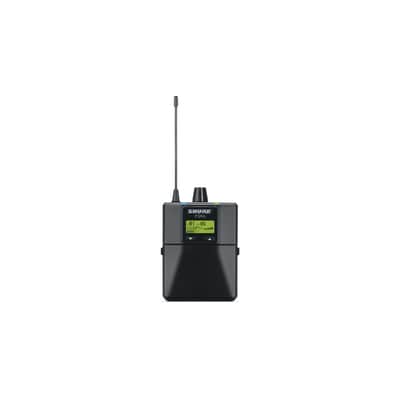 Shure P3RA Professional Wireless Bodypack Receiver for PSM 300 In-Ear Monitor System - G20 488-512 MHZ image 1