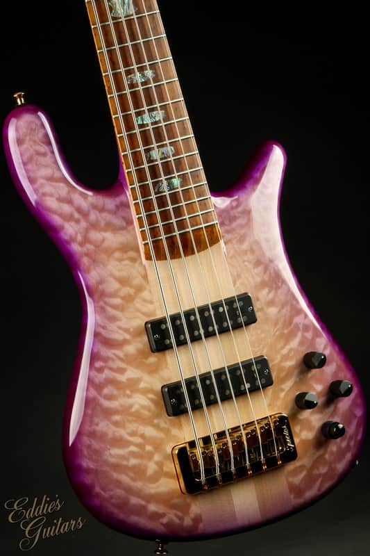 Spector NS-6 Neck Thru – Purple Daze image 1
