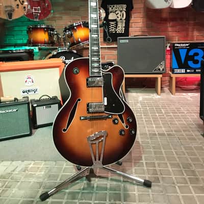 Guitarra de caja Fujigen FGN Masterfield Jazz HH Jazz Burst image 7