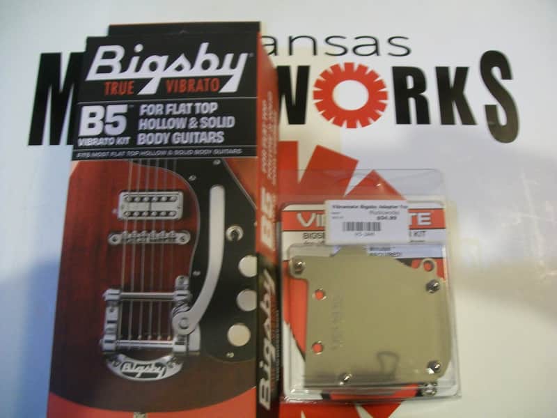 Bigsby B5 With Stainless Vibramate V5 For Jazzmaster/Jaguar | Reverb