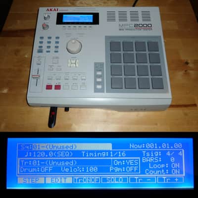 Fully Serviced Akai MPC 2000 w/USB Floppy Emulator 32MB RAM & Sample Kits