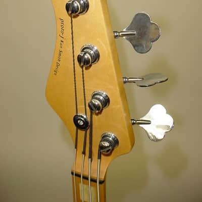 KSD Ken Smith Design Proto J 70s LEFT-HAND 4-String Electric Bass - Natural Ash Lefty image 6