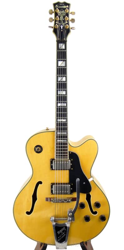 Samick HF650 Artist Series Guitar Archtop Hollowbody Natural 1990's image 1