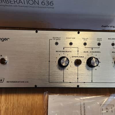 Behringer Spring Reverb 636 module 2024 - Metal image 2