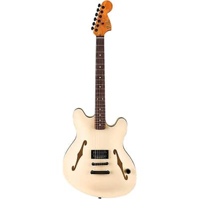 Fender Tom DeLonge Starcaster Electric Guitar 2024 - Satin Olympic White(NEW ARRIVAL) image 3