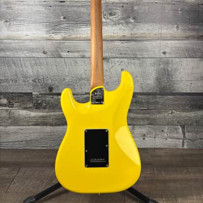 Fender Limited Edition American Ultra II Stratocaster HSS, Roasted Maple Fingerboard, Graffiti Yellow image 2