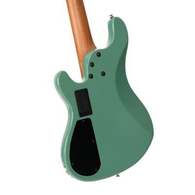 Cort GBSHORTSCALEFGRB GB Series Poplar Body Roasted Maple C Shape Neck Short Scale 4-String Electric Bass Guitar w/Gig Bag image 4