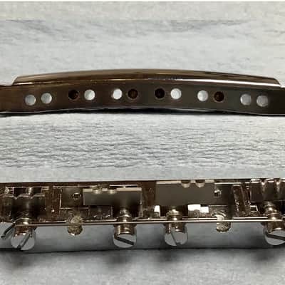 MORTone Tune o matic style guitar to mandocello conversion bridge and tailpiece image 1