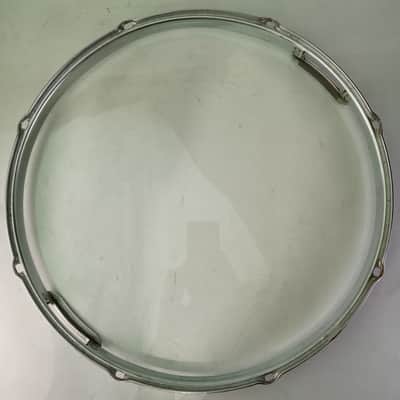 Slingerland 15" Chrome Radio King Resonant Snare Drum Rim/Hoop Riveted Gates 40s image 6
