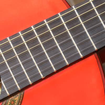 1998 Hermanos Conde Flamenco Acoustic Guitar Red Top & Brazilian Rosewood + Case image 8