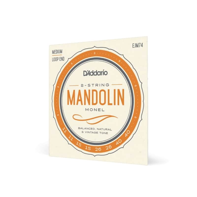 D'Addario EJM74 Monel Mandolin Strings, Medium, 11-40 image 1