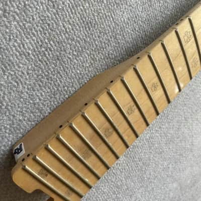 Short Scale Mini Guitar Maple Wood Neck, 24 Frets Fingerboard Fretboard image 6
