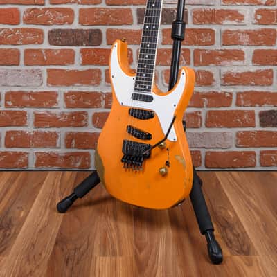 Jackson USA Custom Shop SL Soloist 3S-V Capri Orange Nitro Relic 2020 w/OHSC image 5