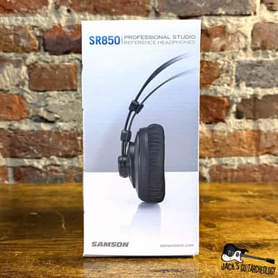Samson SR850 Semi-Open Studio Reference Headphones *NEW* (2020s - Black) image 3