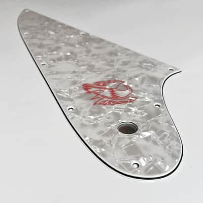 White Pearl 4 Ply Pickguard for Epiphone Firebird w/ Decal Made In USA by WD image 10