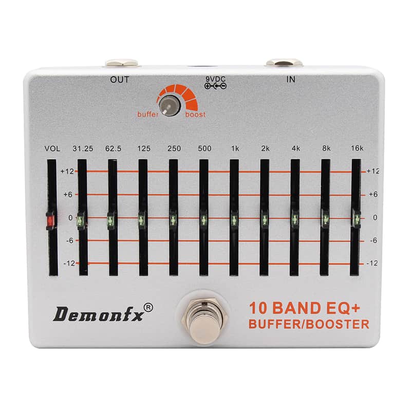 Demon FX 10 BAND EQ + Buffer or Boost Adjust Option image 1