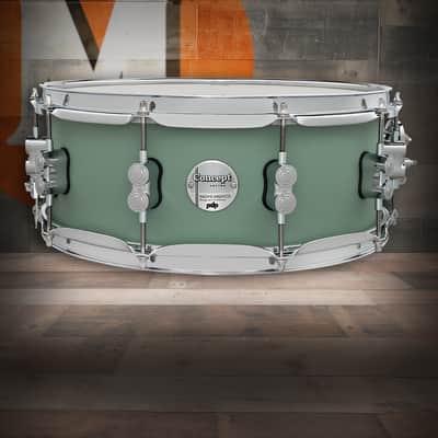 PDP Concept Maple 5.5x14 Satin Seafoam FinishPly Snare (PDCM5514SSSF) image 1