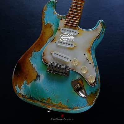 Peavey Predator Daphne Blue Made in USA Aged Heavy Relic image 2