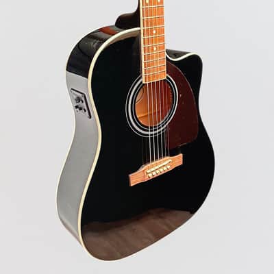 Epiphone J-45 EC Studio Acoustic-Electric Guitar - Black image 2