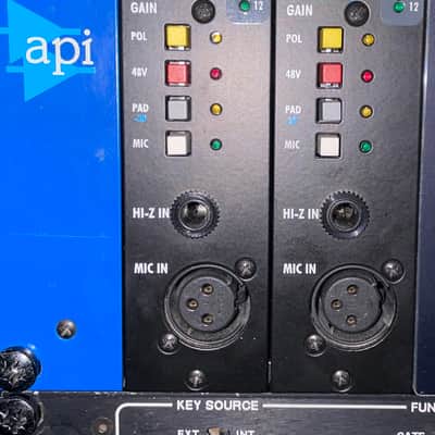 2x API 512c 500 Series Mic Preamp Module 2000 - Present - Black image 2