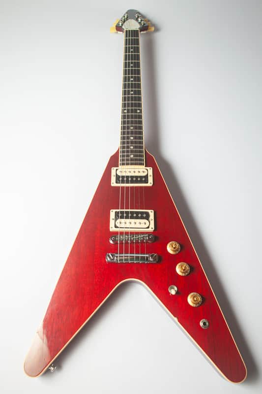 Gibson Flying V Trad Pro 2011 - Trans Cherry Apex Predator
