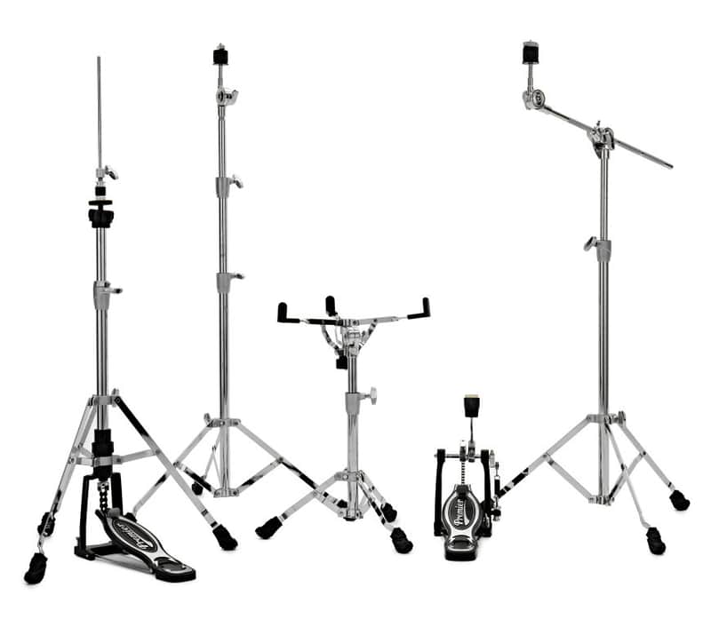 Mint Premier 2000 Series 5 Piece Drum Hardware Pack Hi-hat Cymbal Boom Snare Stand W Bass Pedal image 1