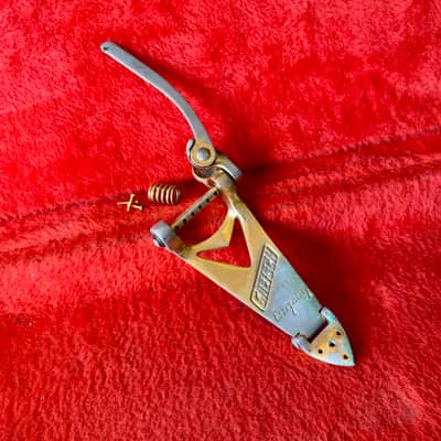 Gretsch Bigsby B6 vibrato tailpiece c 1960 - Gold original vintage USA Chet Atkins 6122 country gentleman falcon penguin Viking club image 1