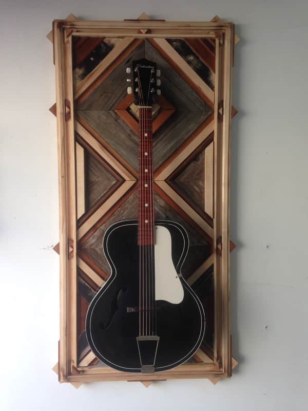 Silvertone 658 Archtop Acoustic 1966 Back And White image 1