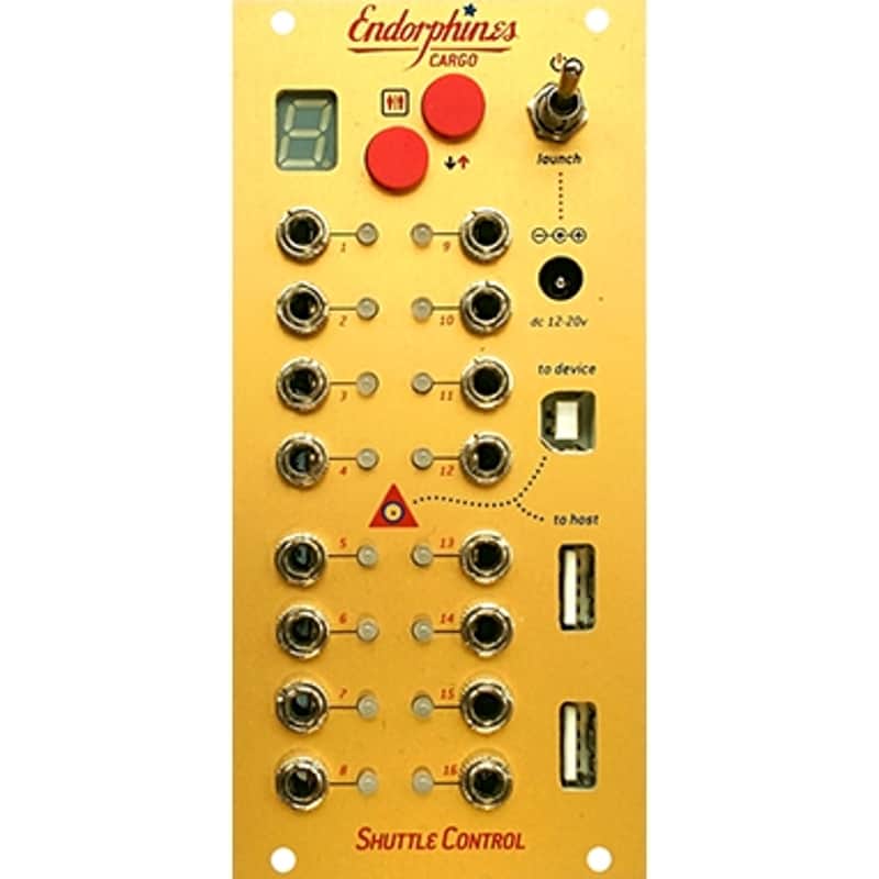 Endorphin.es Shuttle Control Eurorack USB/MIDI/CV Convertor Module (Gold) image 1