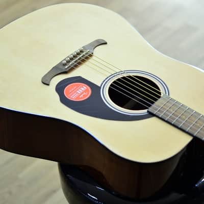 Fender FA-125 Dreadnought Natural Acoustic Guitar & Case image 3