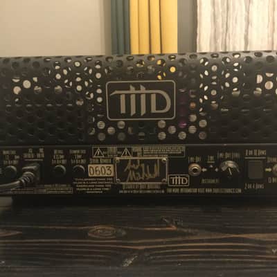 THD UniValve "Box" Class-A 15-Watt Tube Guitar Head 2000s - Black and Silver image 2