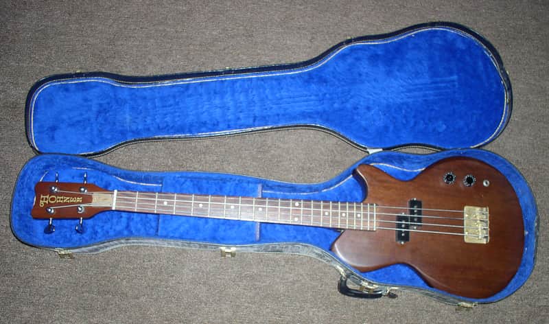 Hohner 4 String Bass Electric Guitar - clear image 1
