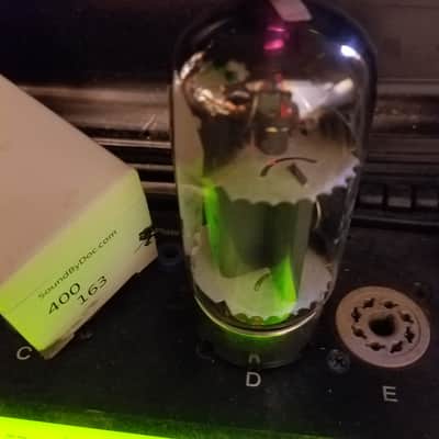 G.E Pair (2) 6550A AT1000 TESTED Vacuum Tubes USED matched pair Beam Power 42 Watt 1970s image 14