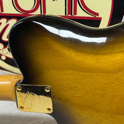 Grosh Guitars USA NOS Vintage T Singlecut Guitar with COA + Case 2016 - Two Tone Burst image 11