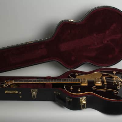 Gretsch G-6136TBK Black Falcon Arch Top Hollow Body Electric Guitar (2011), ser. #JT11051997, original black hard shell case. image 10