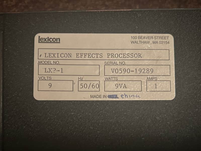 Vintage Lexicon LXP-1 and LXP-5 Multi Effects Processors | Reverb